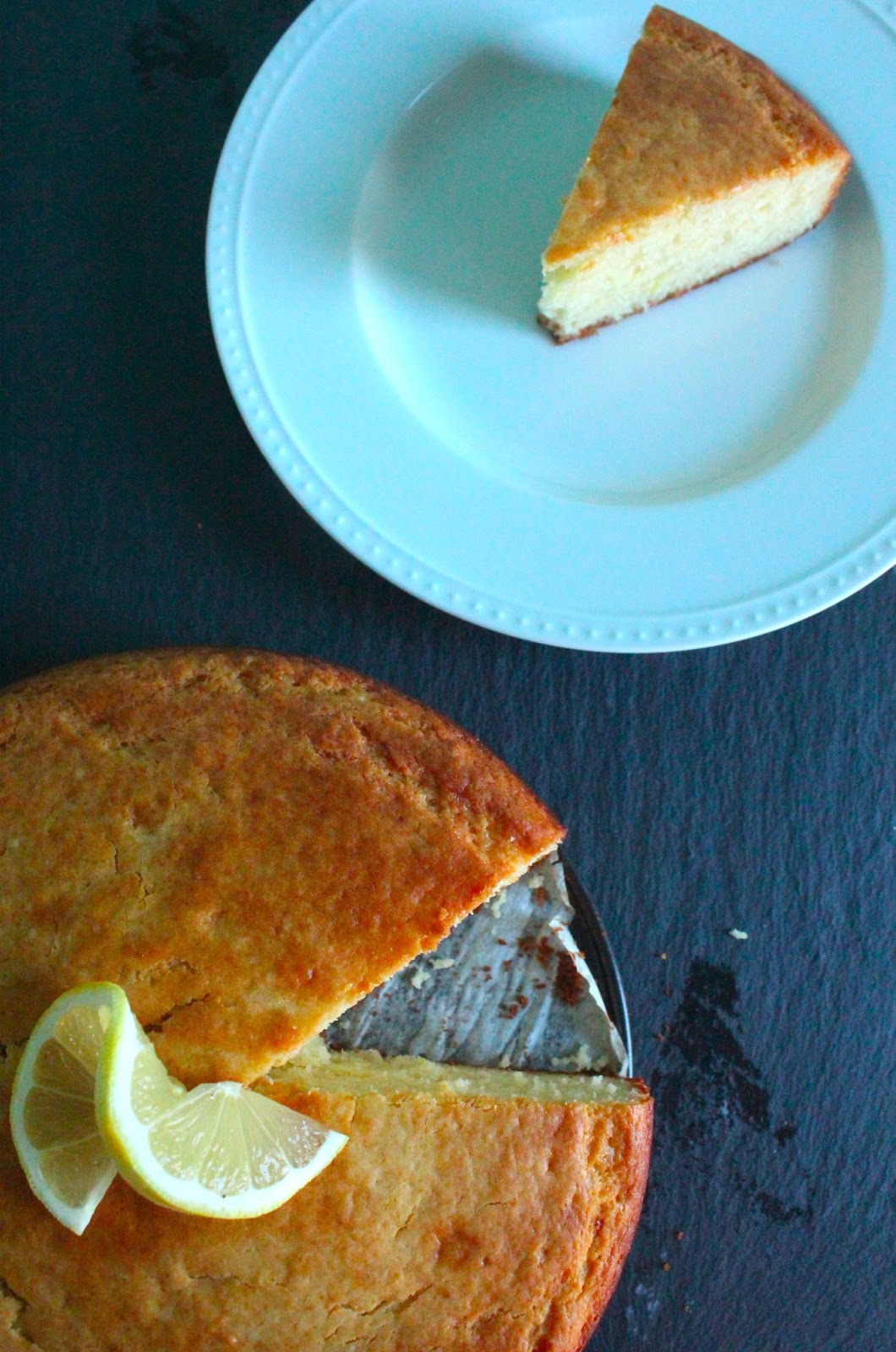 Carey On Lovely Lemon Olive Oil Cake with Herbes de Provence Glaze