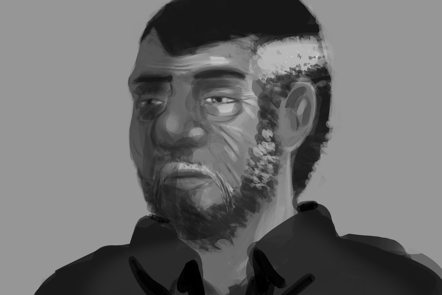 Day 6: Draw an Old Person | Sketch Liberation Front