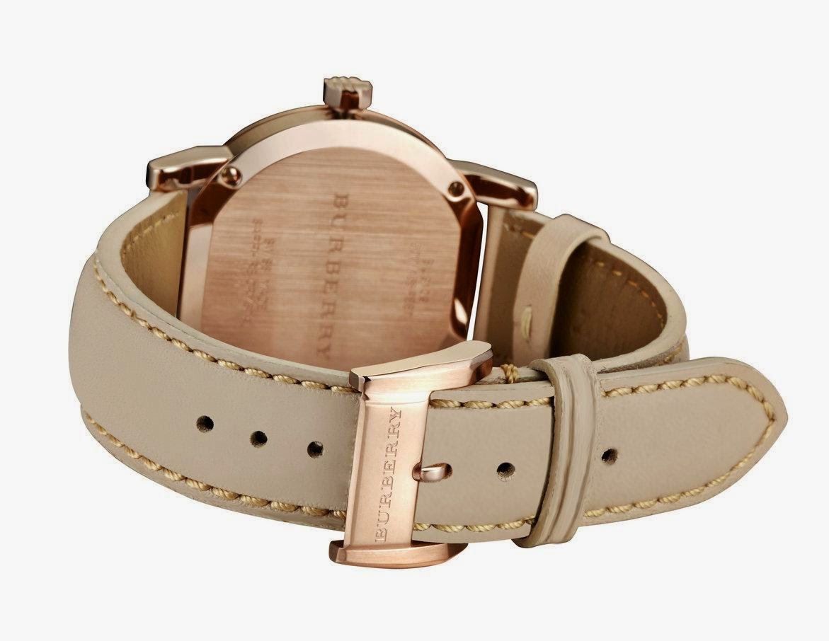 Burberry BU9109 Women's The City Leather Strap Watch Avenue Online