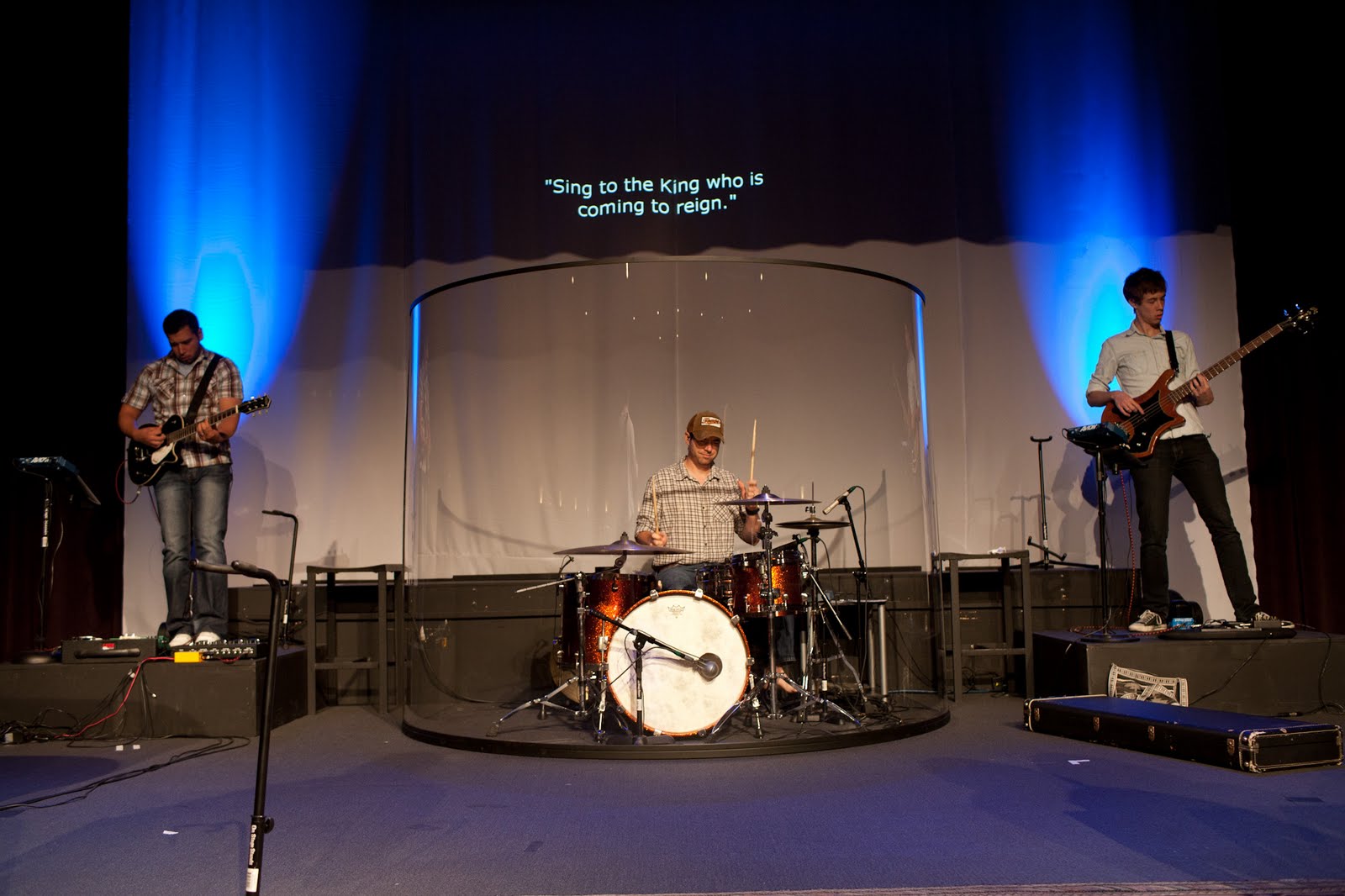 Feedback from the Ponderosa New Drum Shield