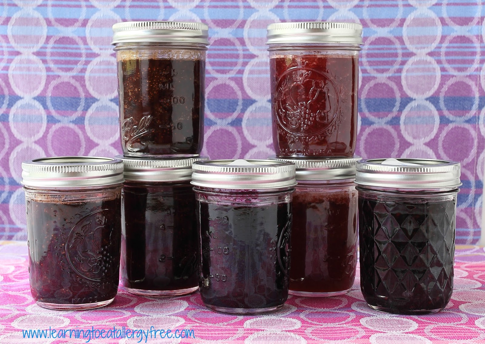 Learning to Eat AllergyFree Blackberries, Blueberries, Black and Blue Jam