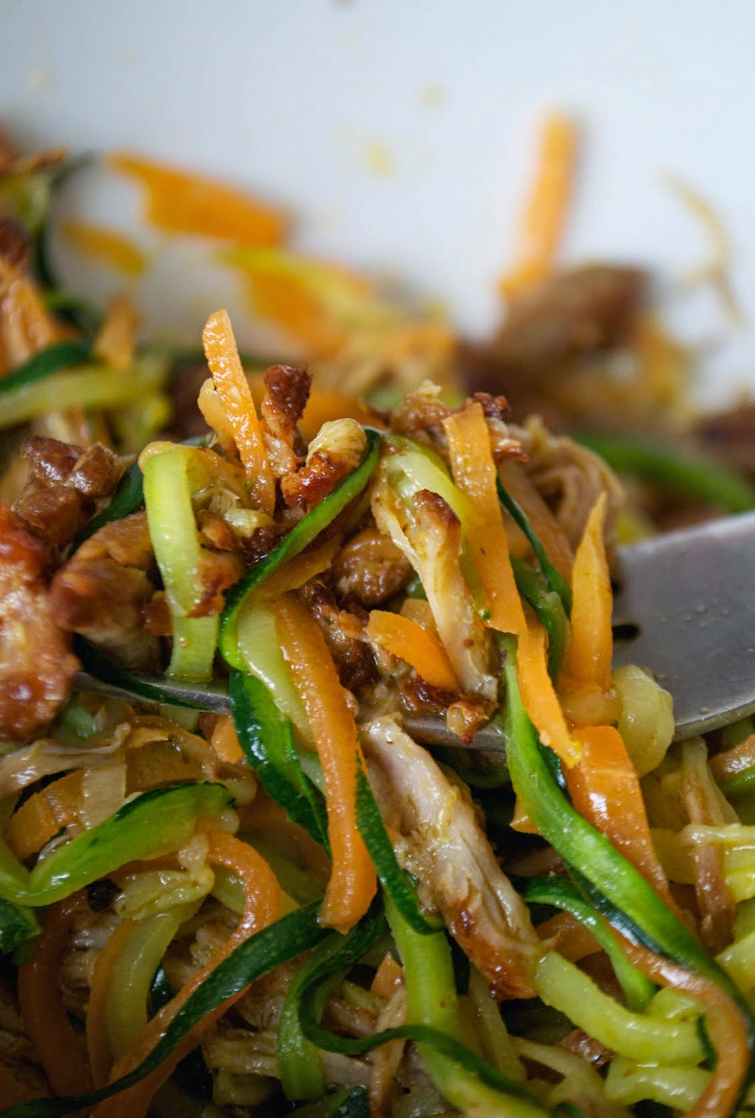 COMFORT BITES BLOG Pulled Pork and Zoodles (AIP)