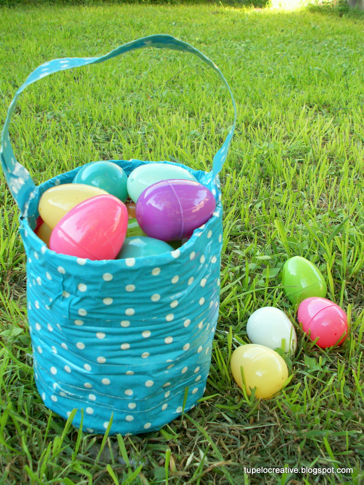 Tupelo Creative Full Tutorial the Duct Tape Easter Basket