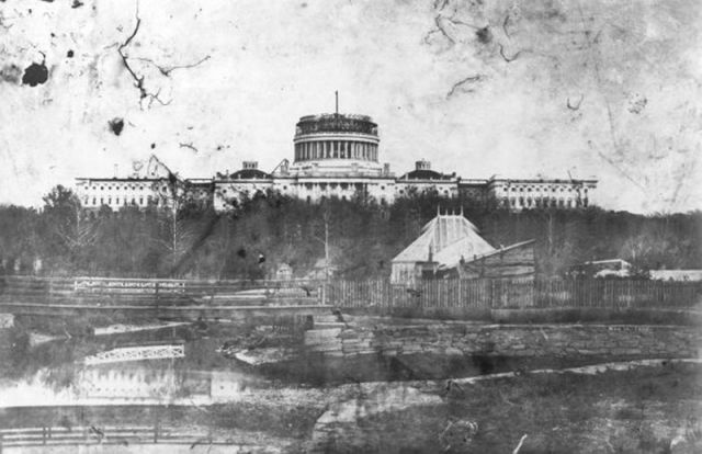 Old Photos of Famous Structures and Monuments Being Built ~ vintage