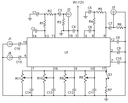 Elec-Circuit: วงจรโทนคอนโทรล(Tone control circuit) spst c14 wiring diagram 