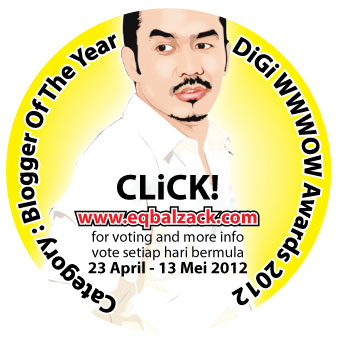 Support And Vote Abg Eqbal Zack for Digi WWWOW Awards