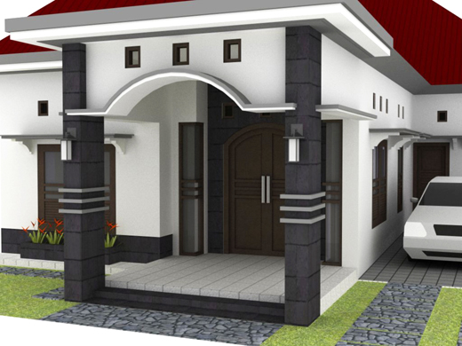Desain Teras Rumah Minimalis Terbaru - Desain Denah Rumah Minimalis