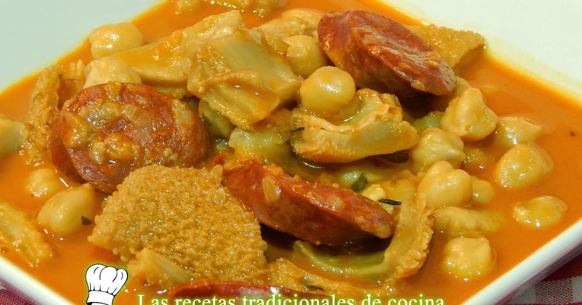 Receta de callos con garbanzos Recetas de cocina con sabor tradicional