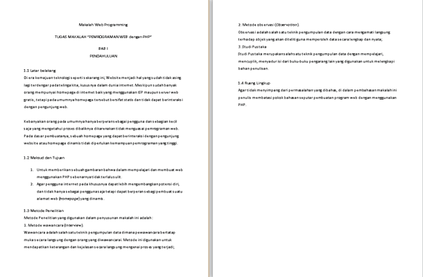 Contoh Makalah Web Programming 2 Bsi retorika Contoh Makalah Web Programming 2 Bsi retorika