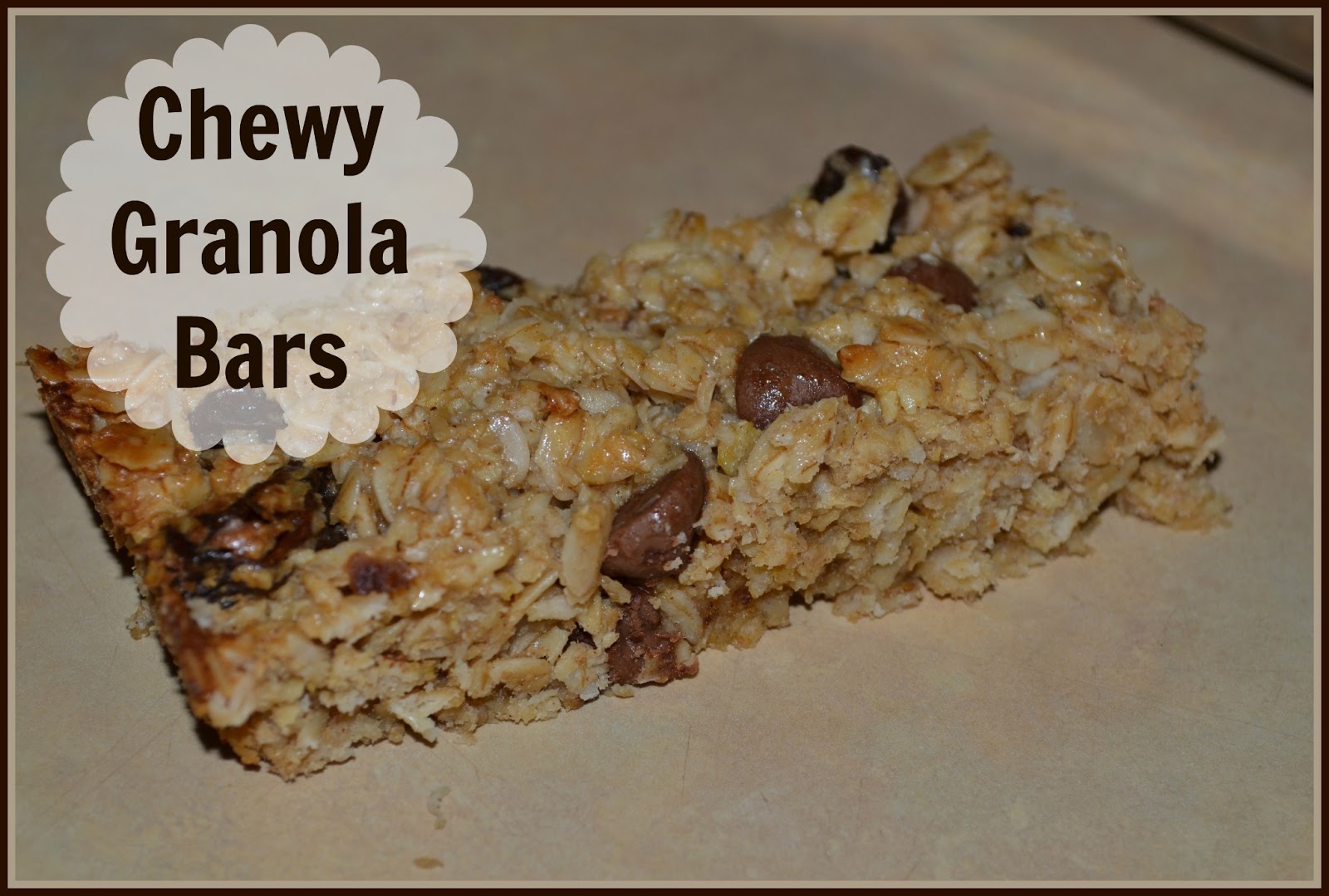 Baked Chewy Granola Bars Just Take A Bite