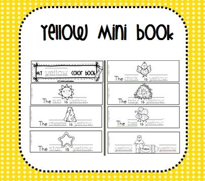 musings of me: Yellow Color Book
