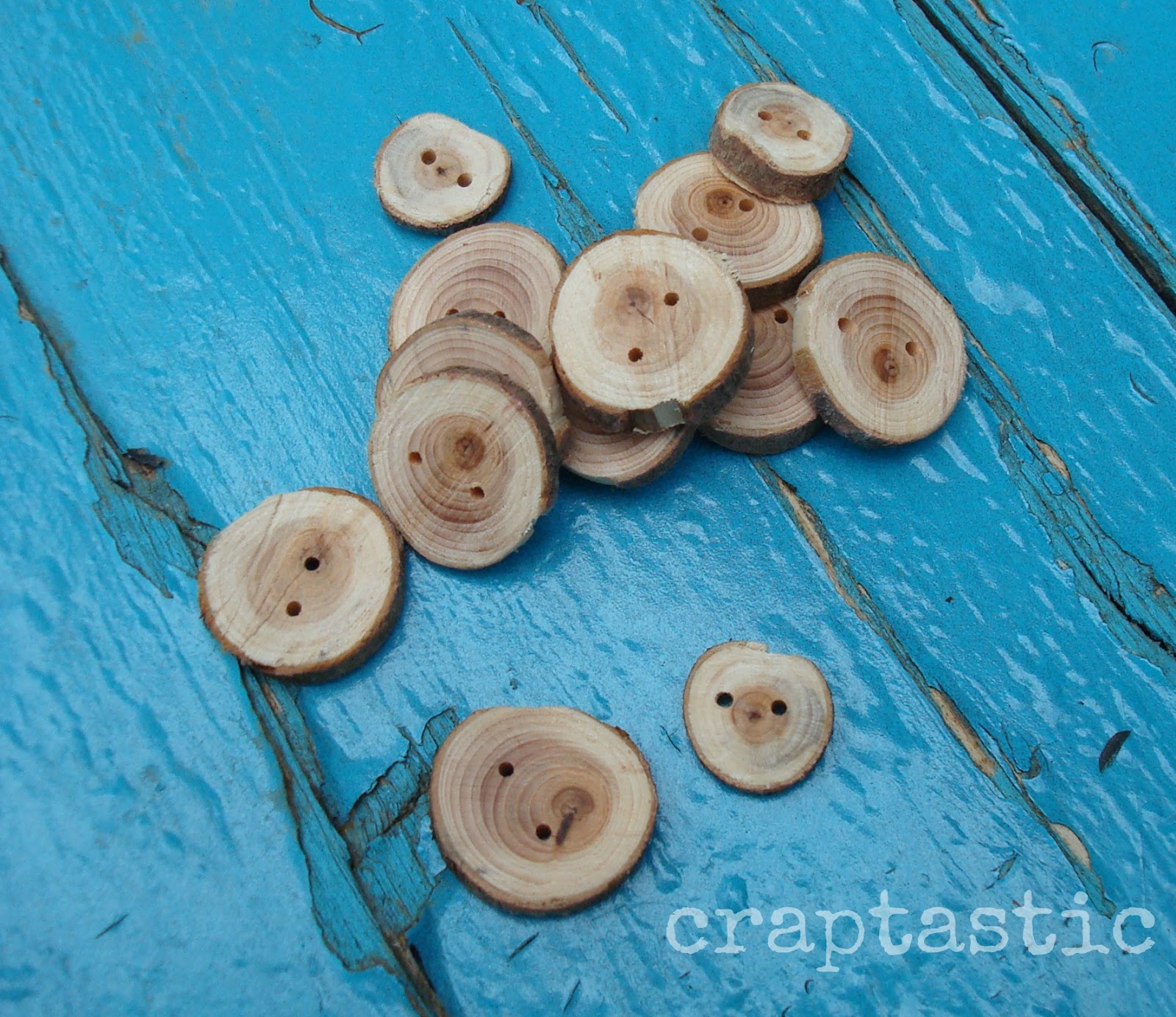 CRAPTASTIC DIY Wood Buttons!