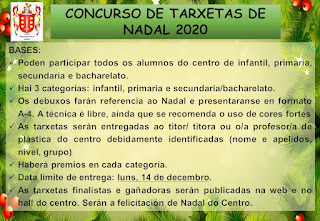 Concurso de tarxetas de Nadal 2021