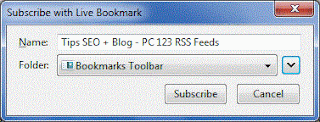 Klik 'Subscribe' untuk menyelesaikan pendaftaran RSS Feed. (Gambar tidak terlihat? Klik kanan tulisan ini, lalu pilih 'Reload Image')
