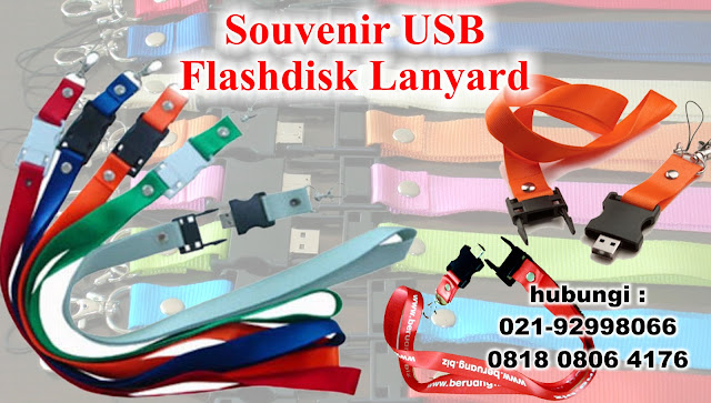 Jual Souvenir USB Flashdisk Lanyard 