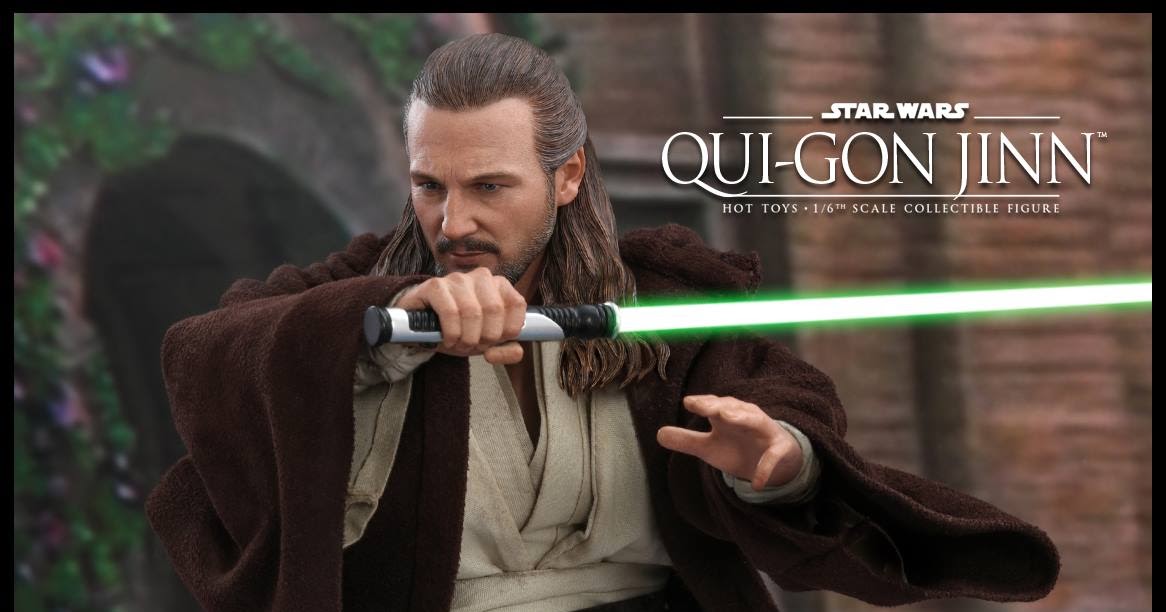 Toyhaven Hot Toys Star Wars The Phantom Menace Th Scale Qui Gon Jinn Inch Collectible Figure