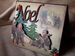 Whitch Craft: Victorian / Vintage Christmas card