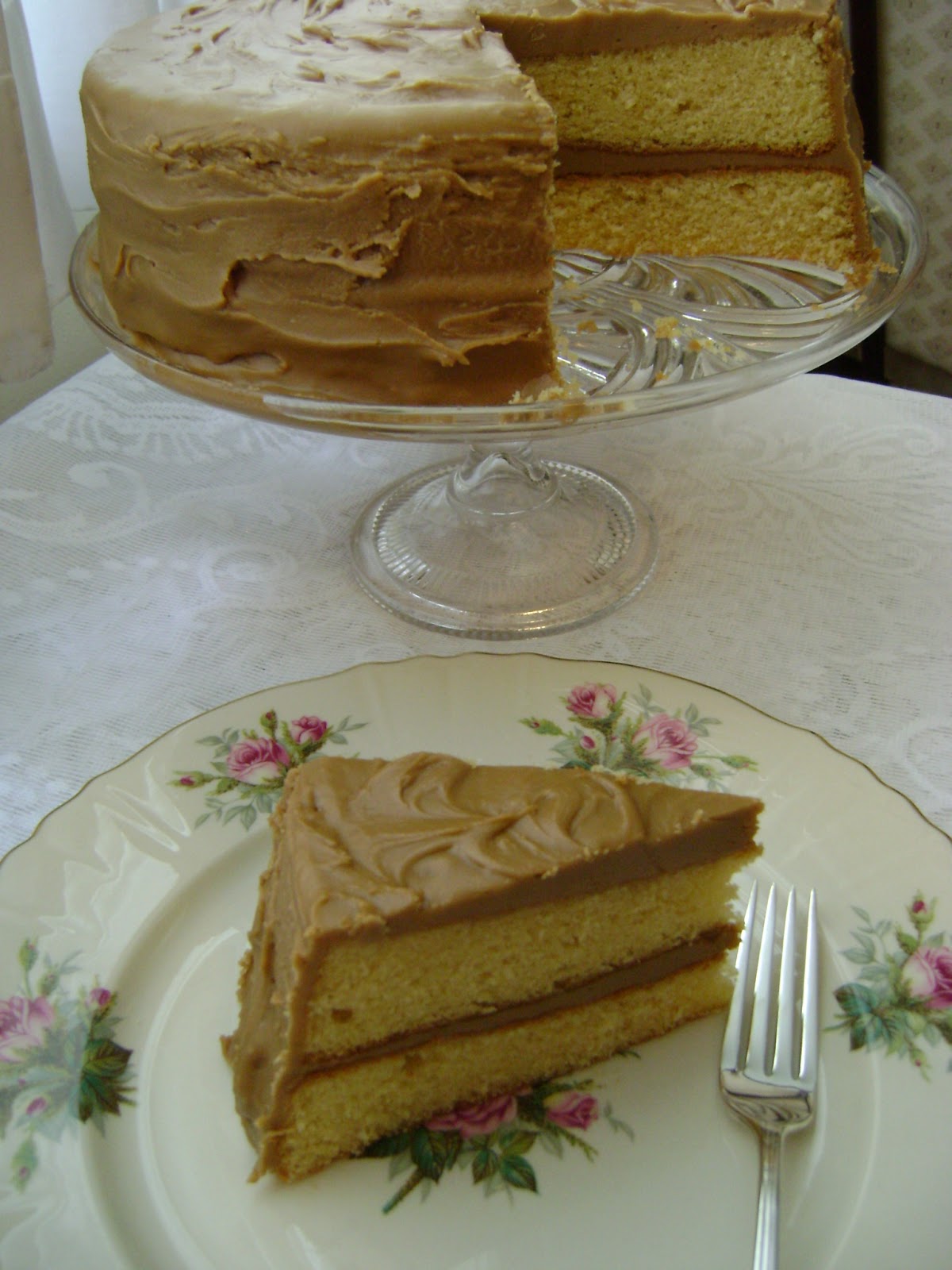 A Sunflower Life Old Fashioned Caramel Cake for SundaySupper
