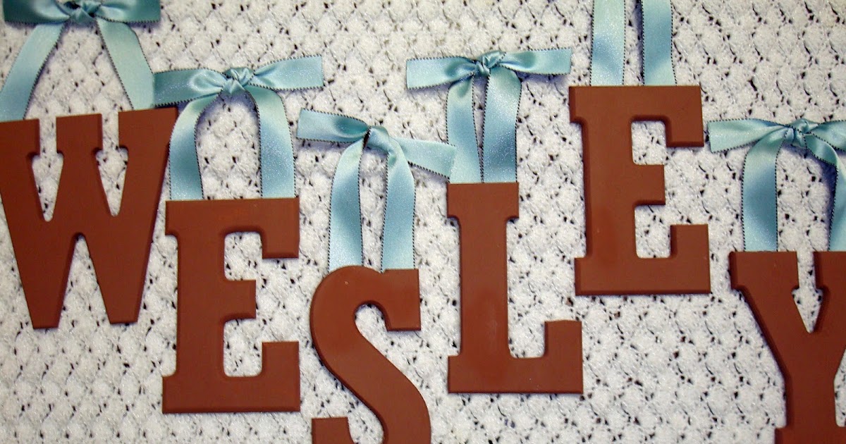 Ella's Closet Name Wall Hangings for Nursery