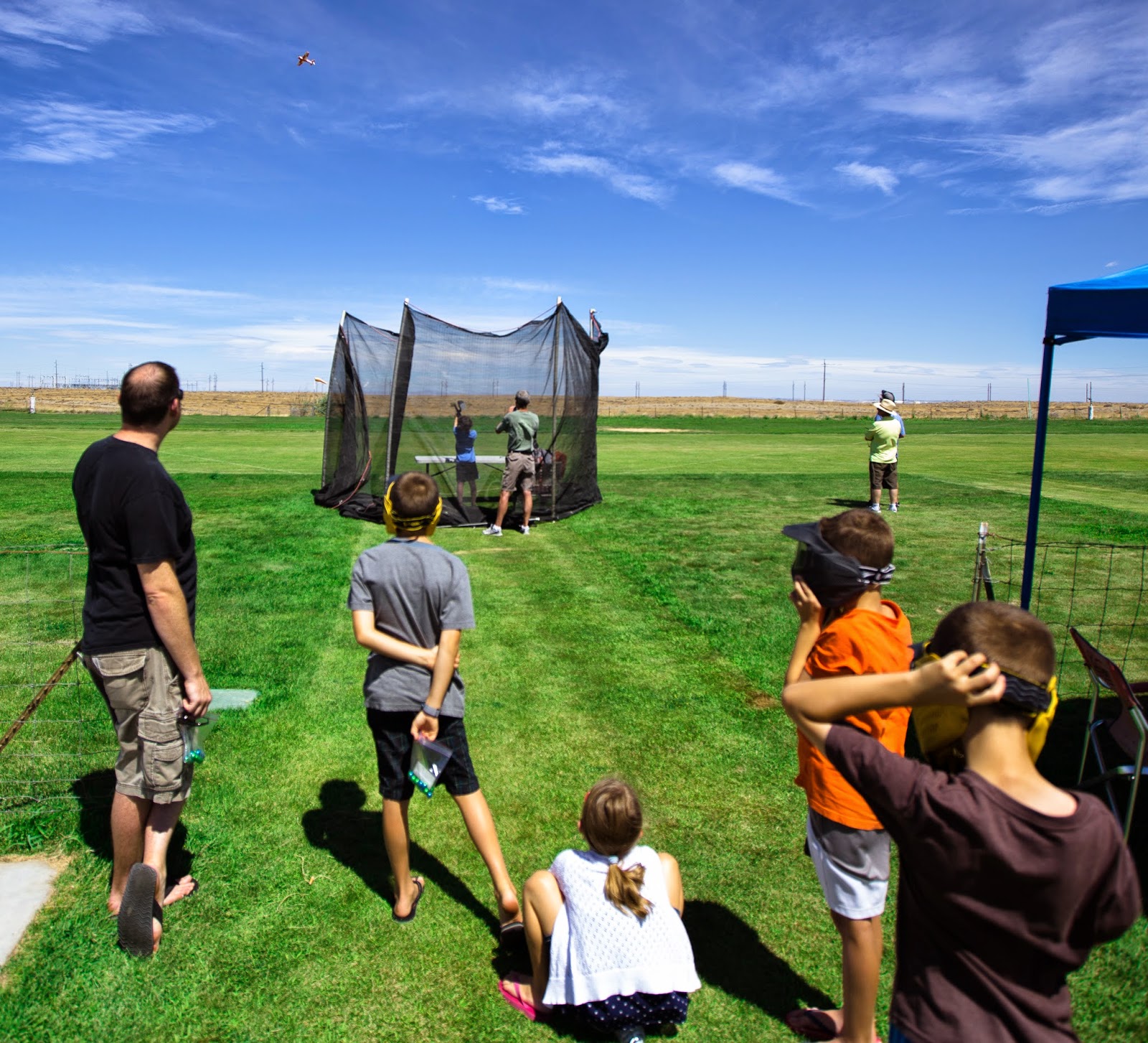 ARC of Tri Cities and Tri City Radio Control Modelers paintball shoot down.