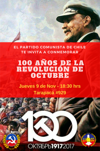 INVITACIÒN 100 AÑOS DE LA REVOLUCIÒN DE OCTUBRE