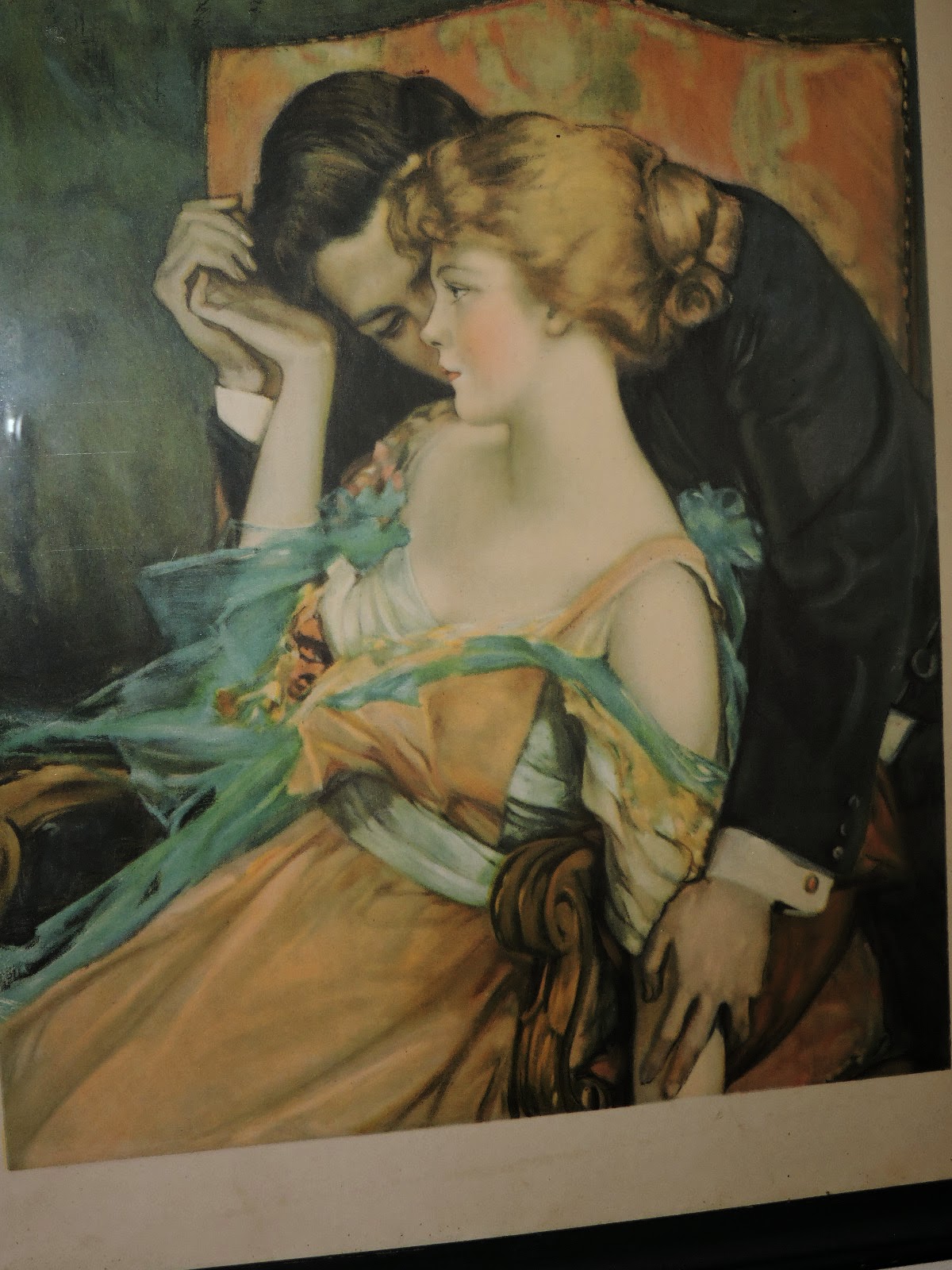 Antique ART Garden: Original Antique & Vintage Romantic Lovers Prints