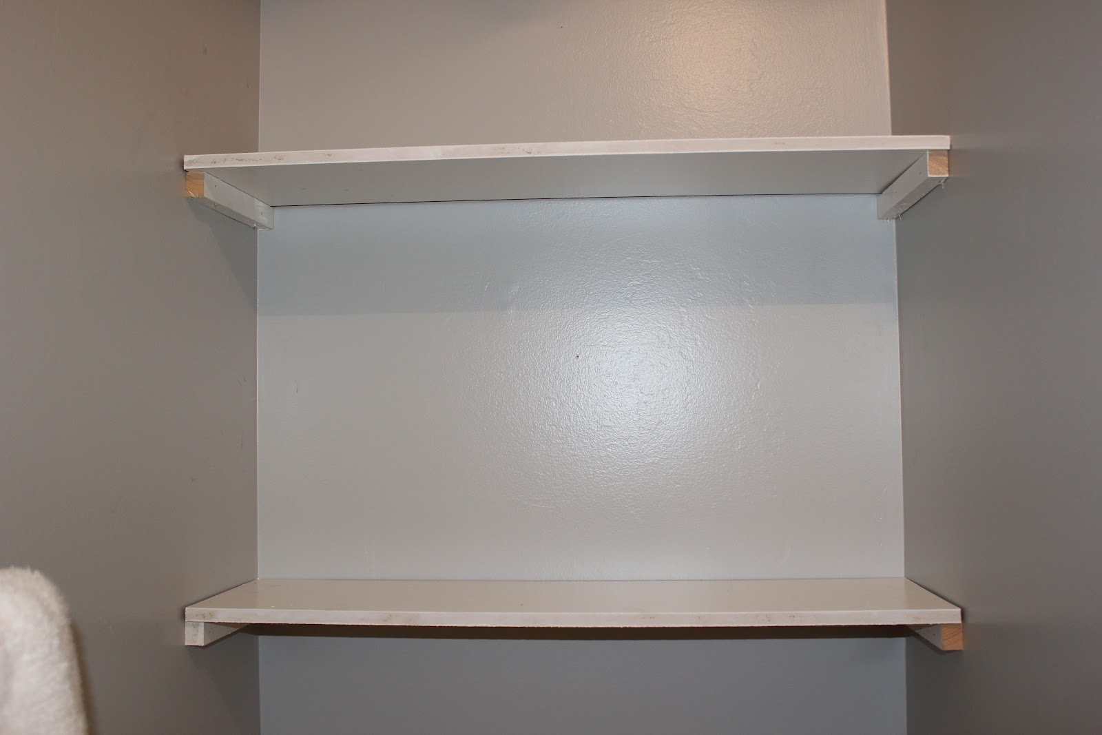 Built-In Bathroom Shelving (DIY for $25 or Less)