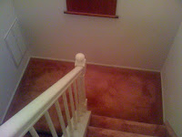 red oak stair tread renovation, Sayreville, NJ