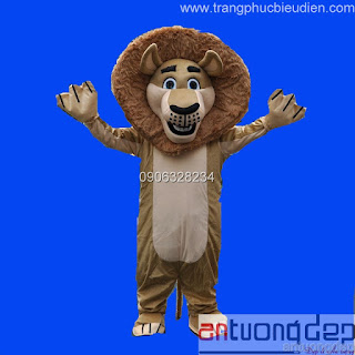 cho thuê mascot sư tử alex