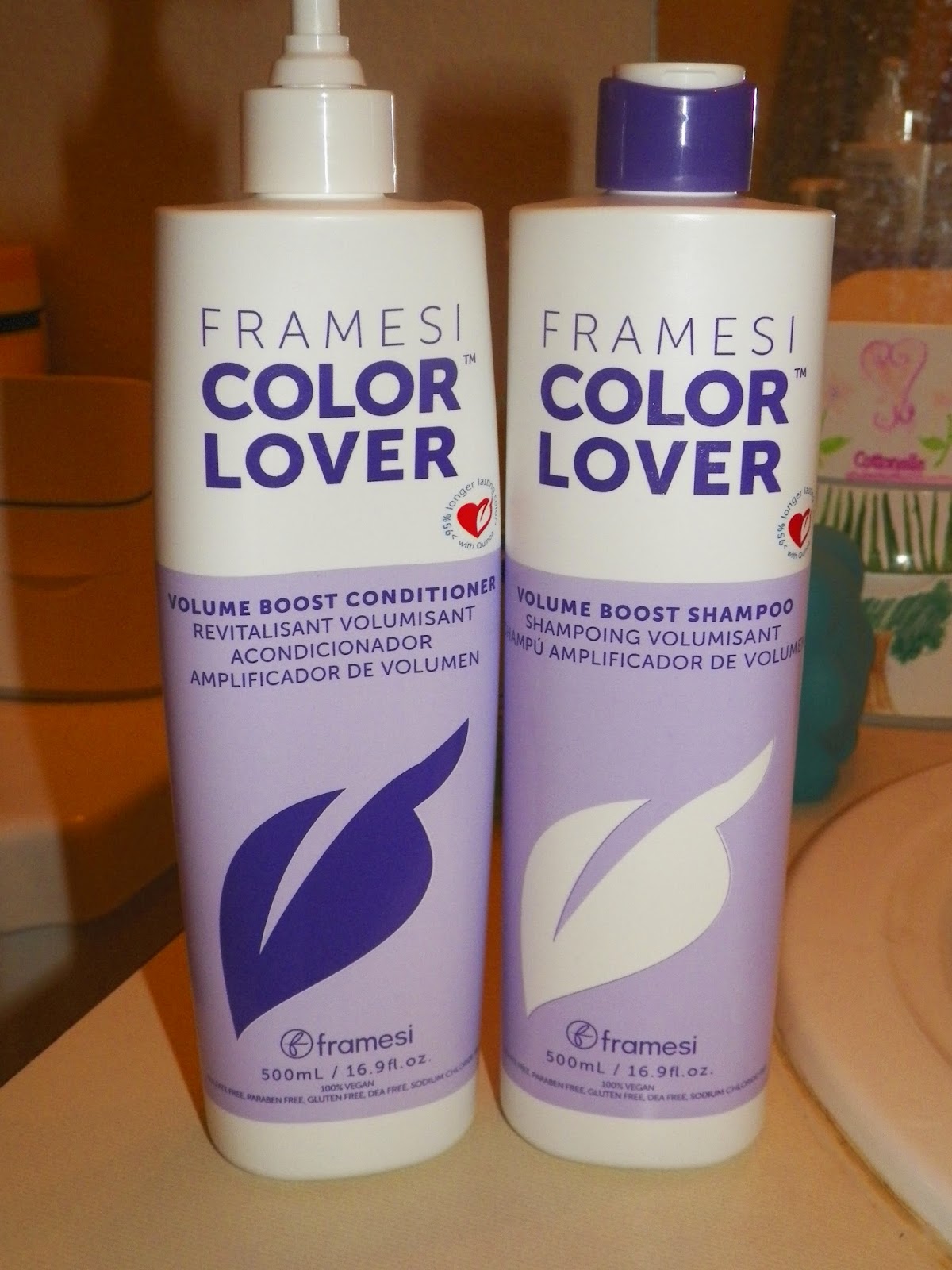 mygreatfinds Framesi Color Lover Volume Boost Shampoo and Conditioner