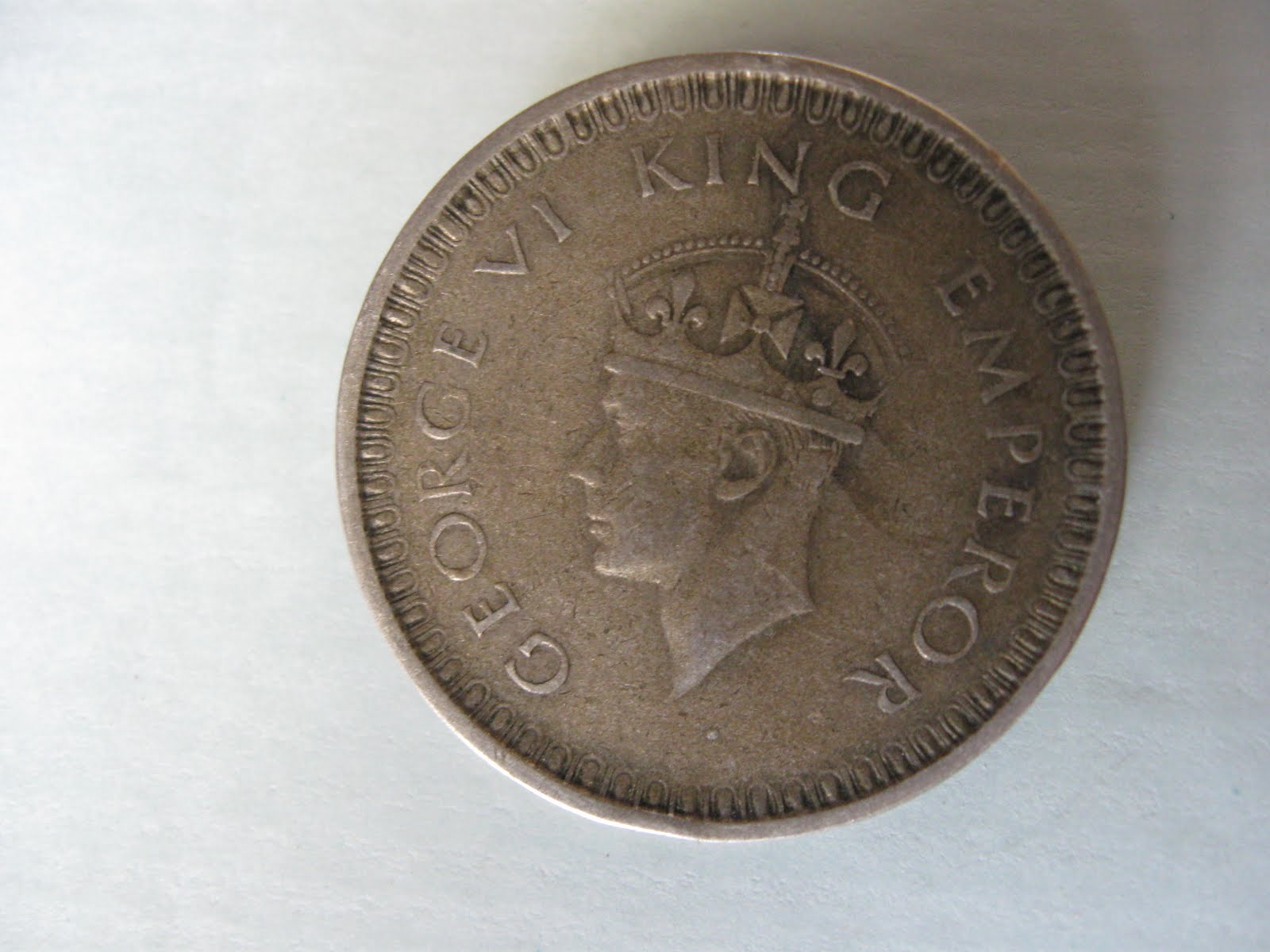 MY Rare old coins collection for sale silver coin king 1942 year