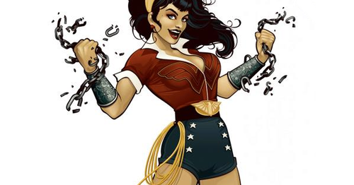 Wonder Woman Pin Up By Ant Lucia