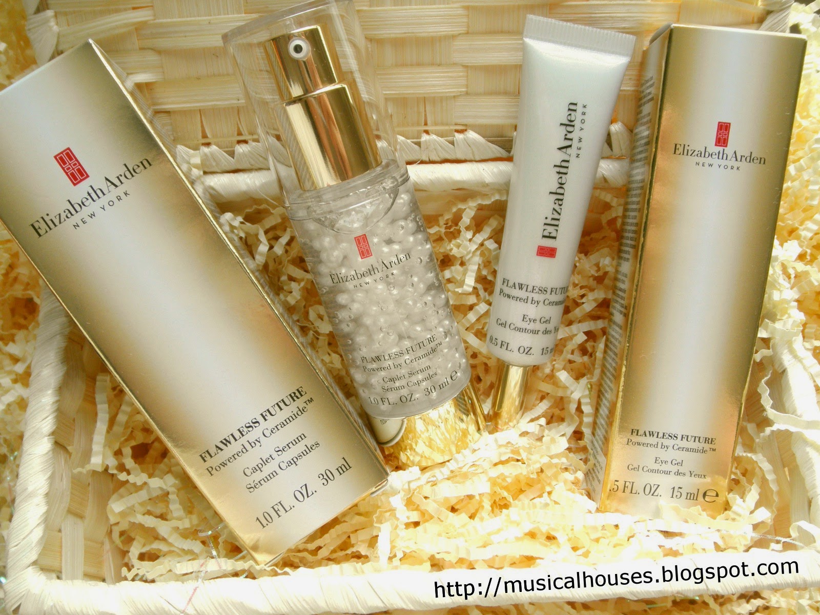 Elizabeth Arden Flawless Future Review Caplet Serum and Eye Gel of
