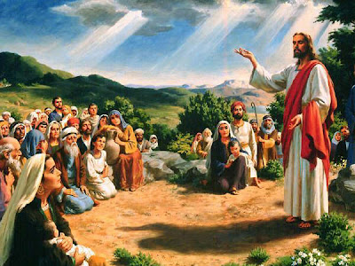 jesus dando predica
