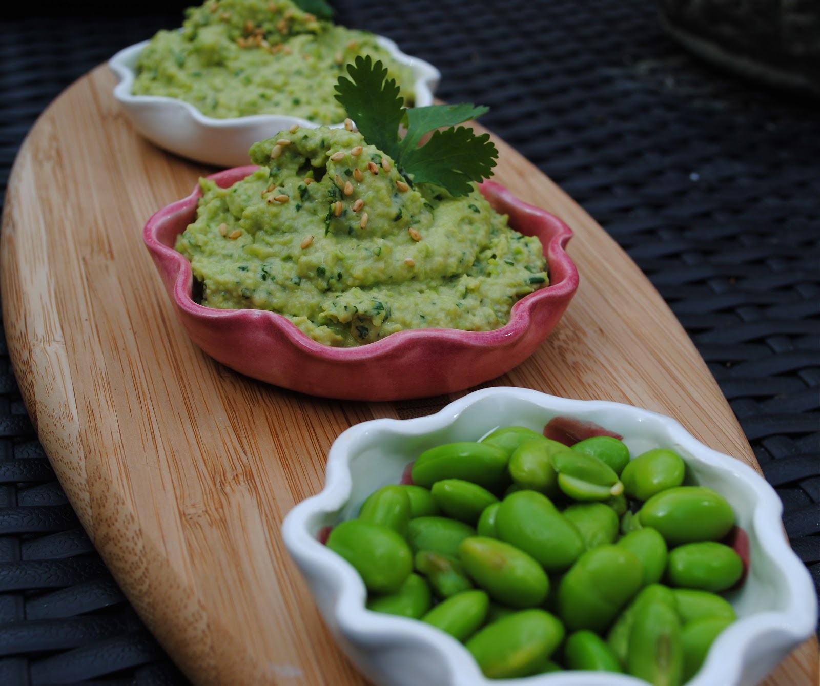 Edamame Hummus Virtually Homemade Edamame Hummus