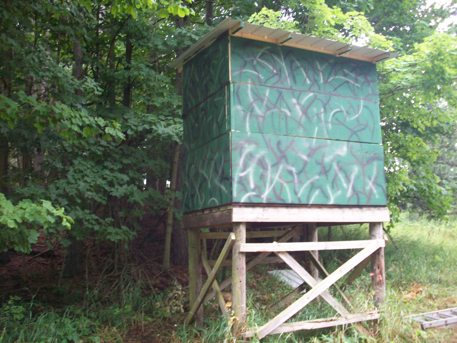 The Back 40 New deer blind and trail camera pictures you don't want to