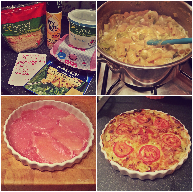 My Slimming World Adventure Recipe Pasta 'n' Sauce Quiche!