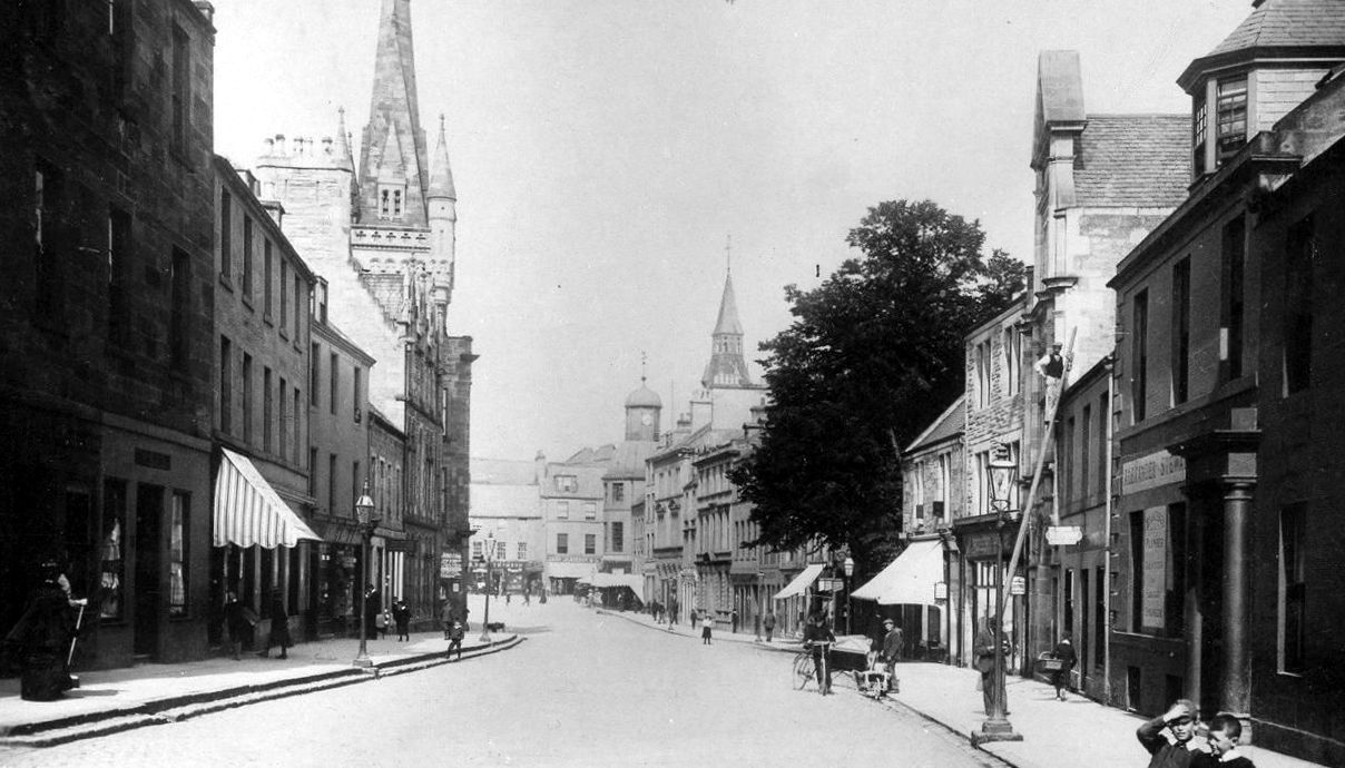 Tour Scotland Photographs Old Photographs Crossgate Cupar Fife Scotland