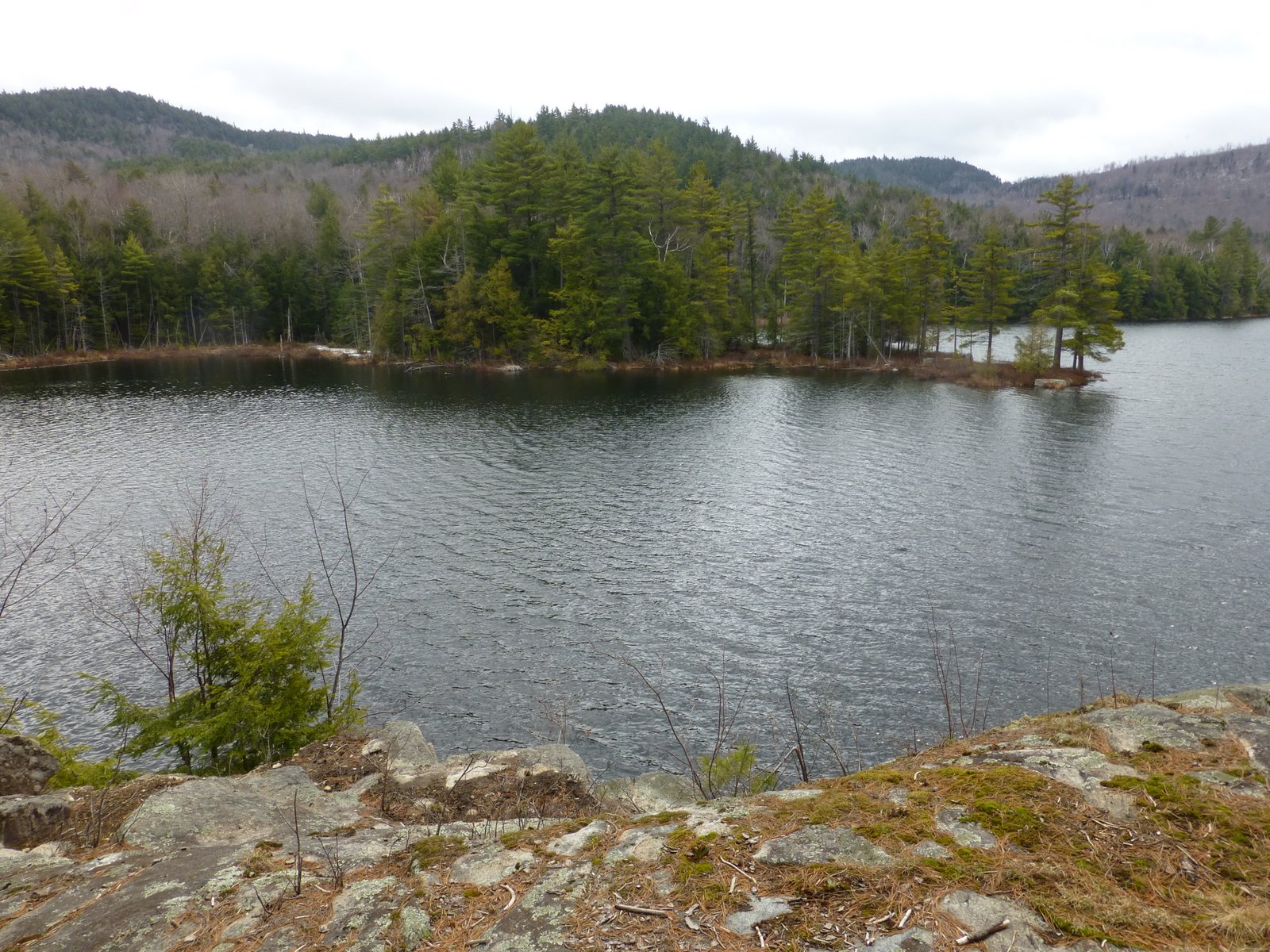 Off on Adventure Moose Mountain Pond, Bald Pate & Owl Pate 4/19/13