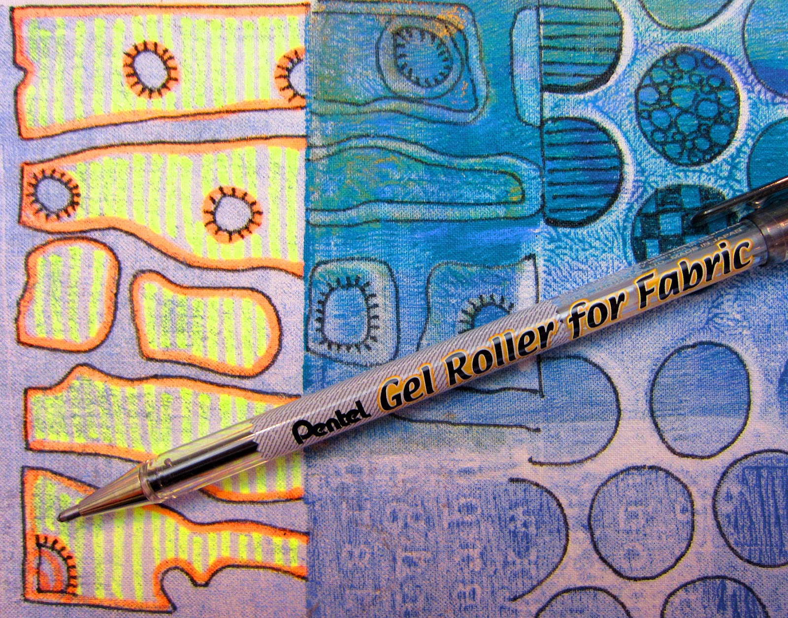 Printing with Gelli Arts® Gelli Printing — Techniques on Fabric!!!