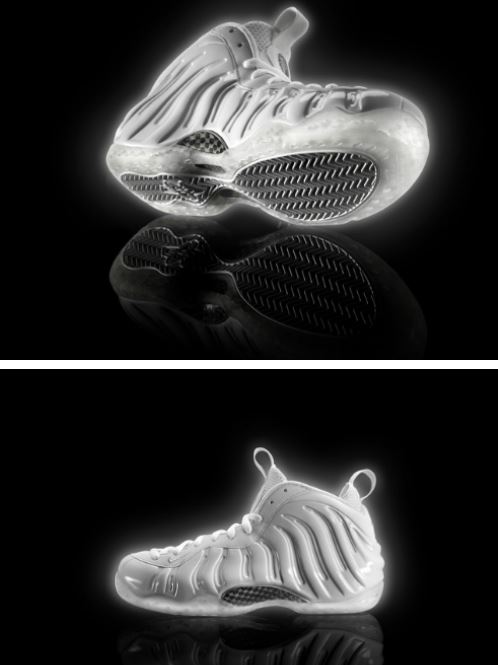 nike foamposite pro white