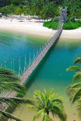 Puente sobre la playa