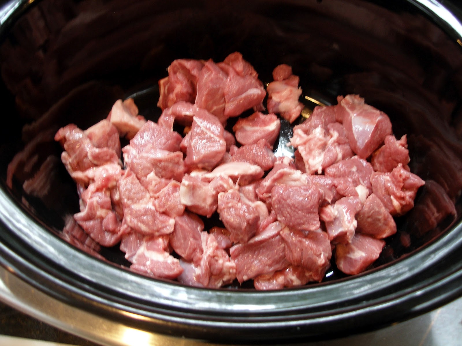 It's all good. Moroccan Lamb Tagine style with the slow cooker