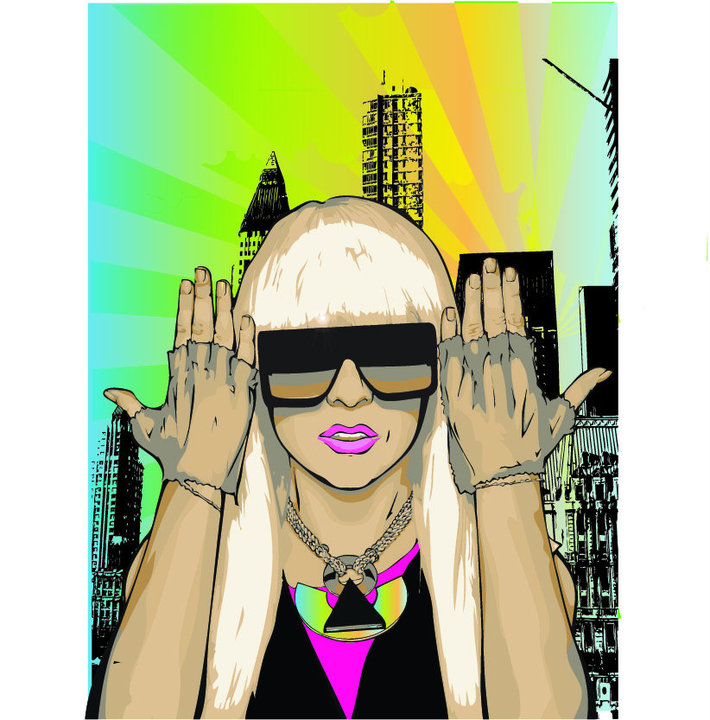 Cartoon Pictures of Lady Gaga