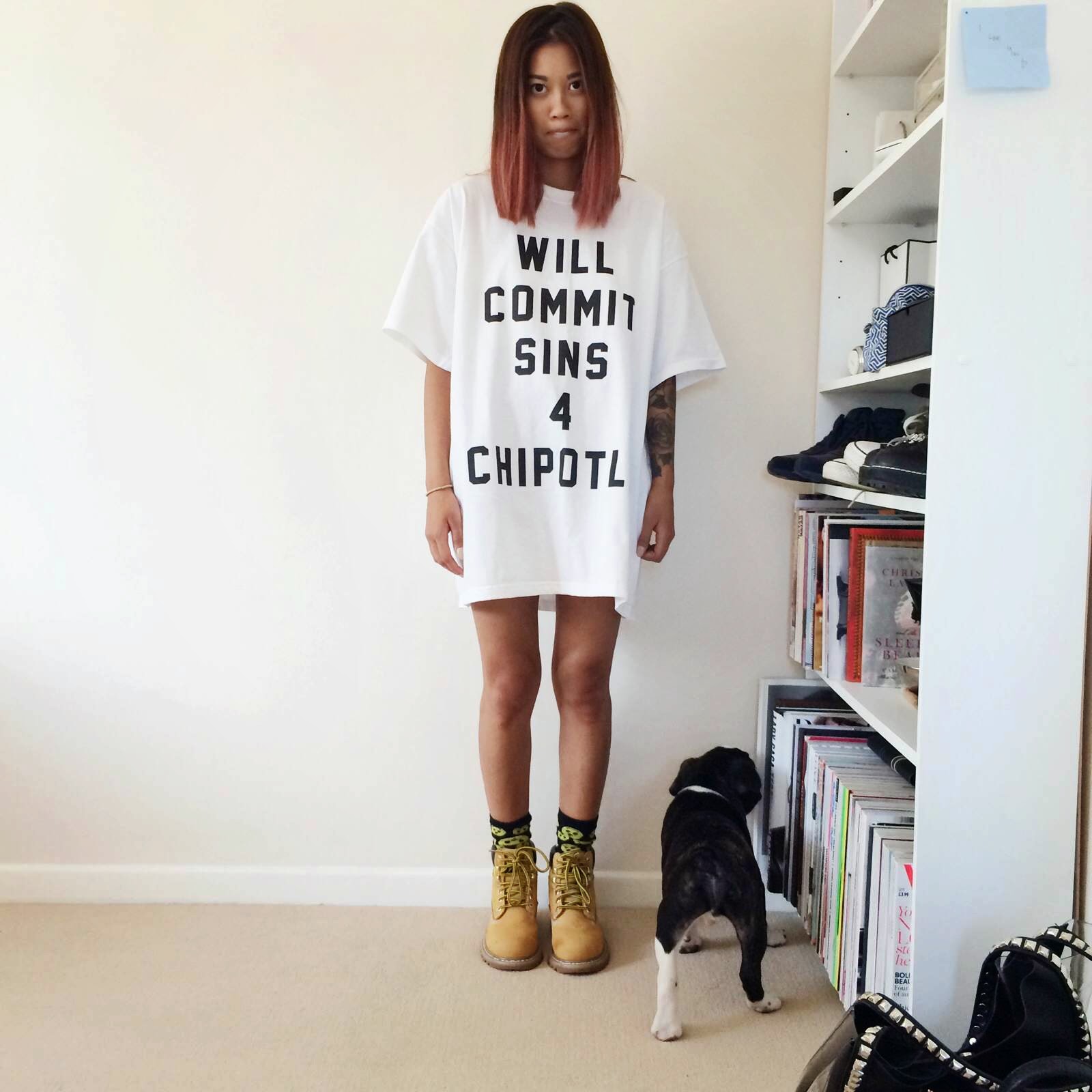 I DRESS MYSELF Will commit sins 4 Chipotle