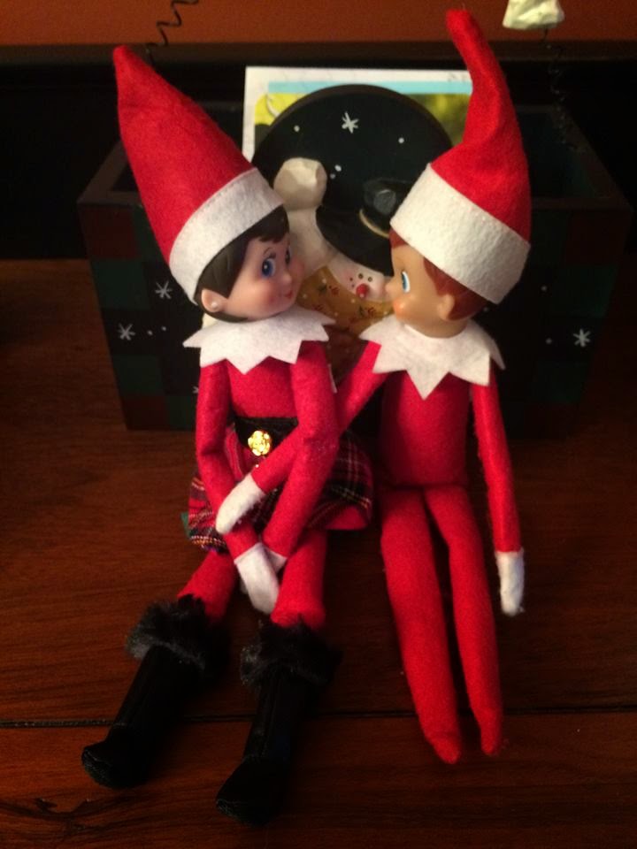 Mom's Scribbles Chippy Elf on the Shelf 2014 Edition