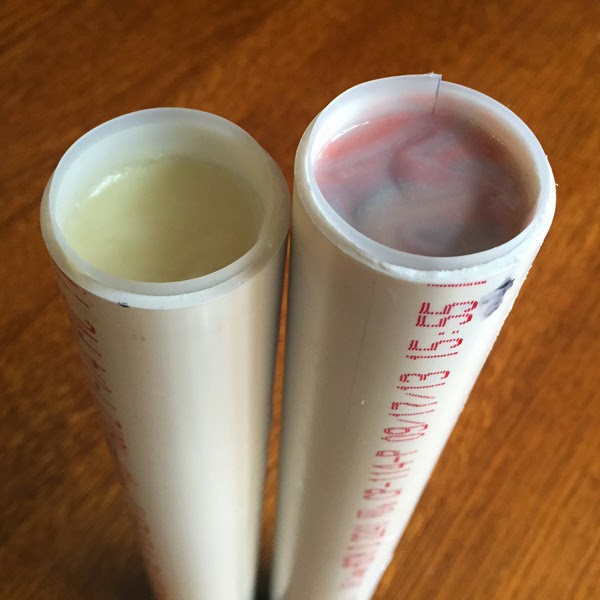 Alaiyna B. Bath and Body Using PVC pipe as molds to create circular