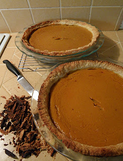 Burned Pies with Crusts Cut off