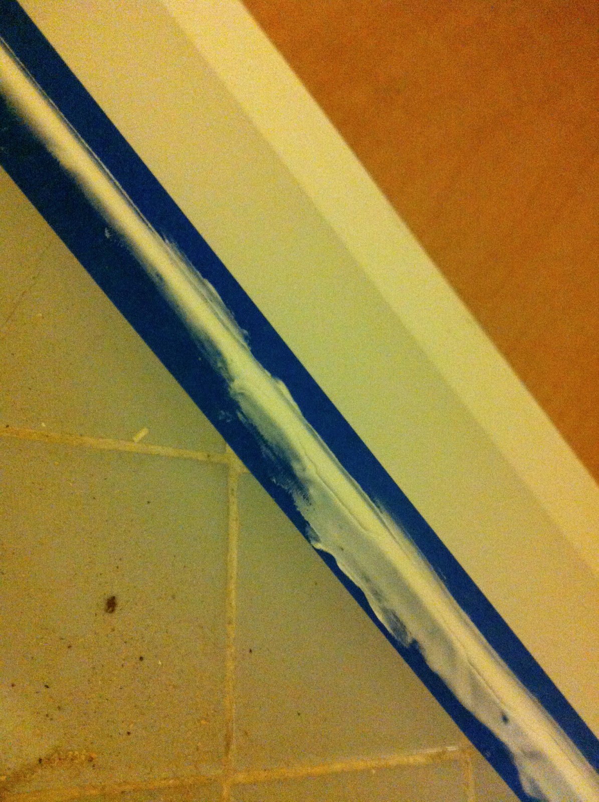 I think I could do that. Caulk. One of those words I've never been