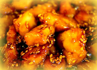 Pollo salteado con sésamo Pollo salteado con sésamo